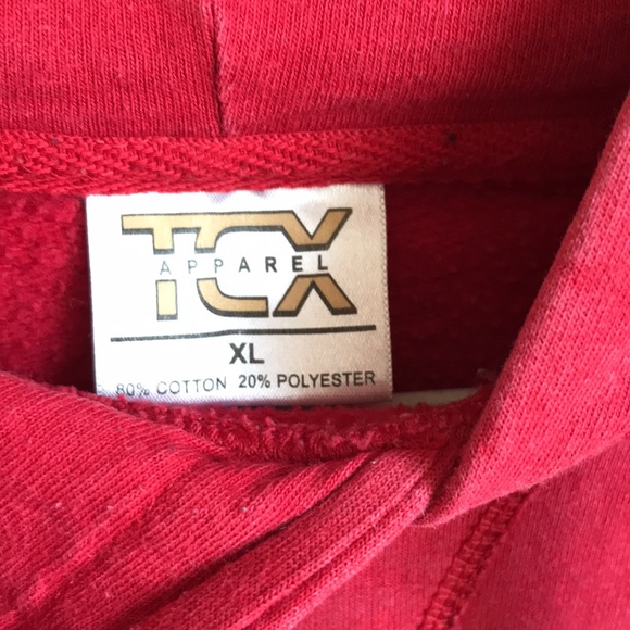 Vintage Boston College hoodie. Faded red. Mens XL - Picture 2 of 7